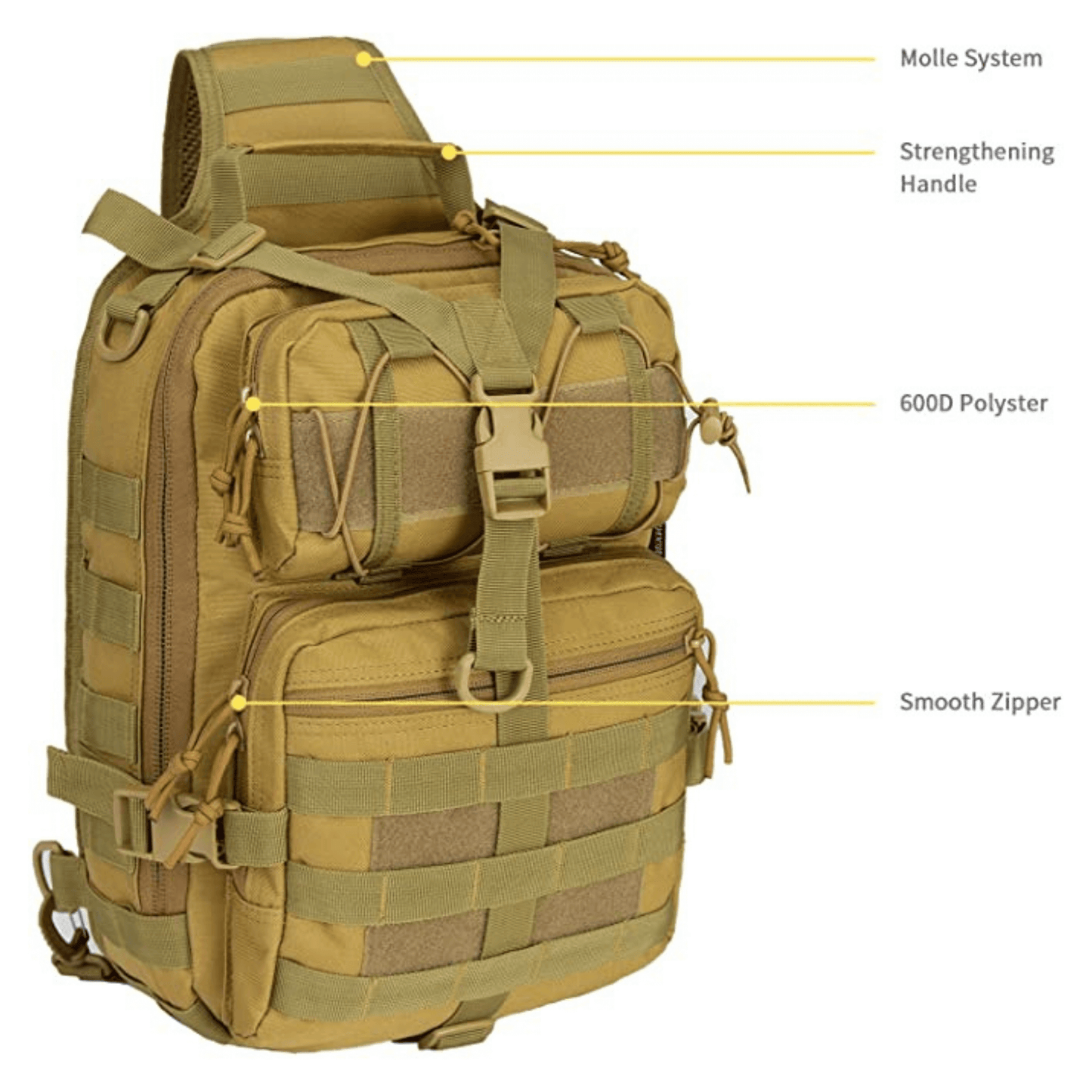 Tactical 15L Medium Sling Range Bag