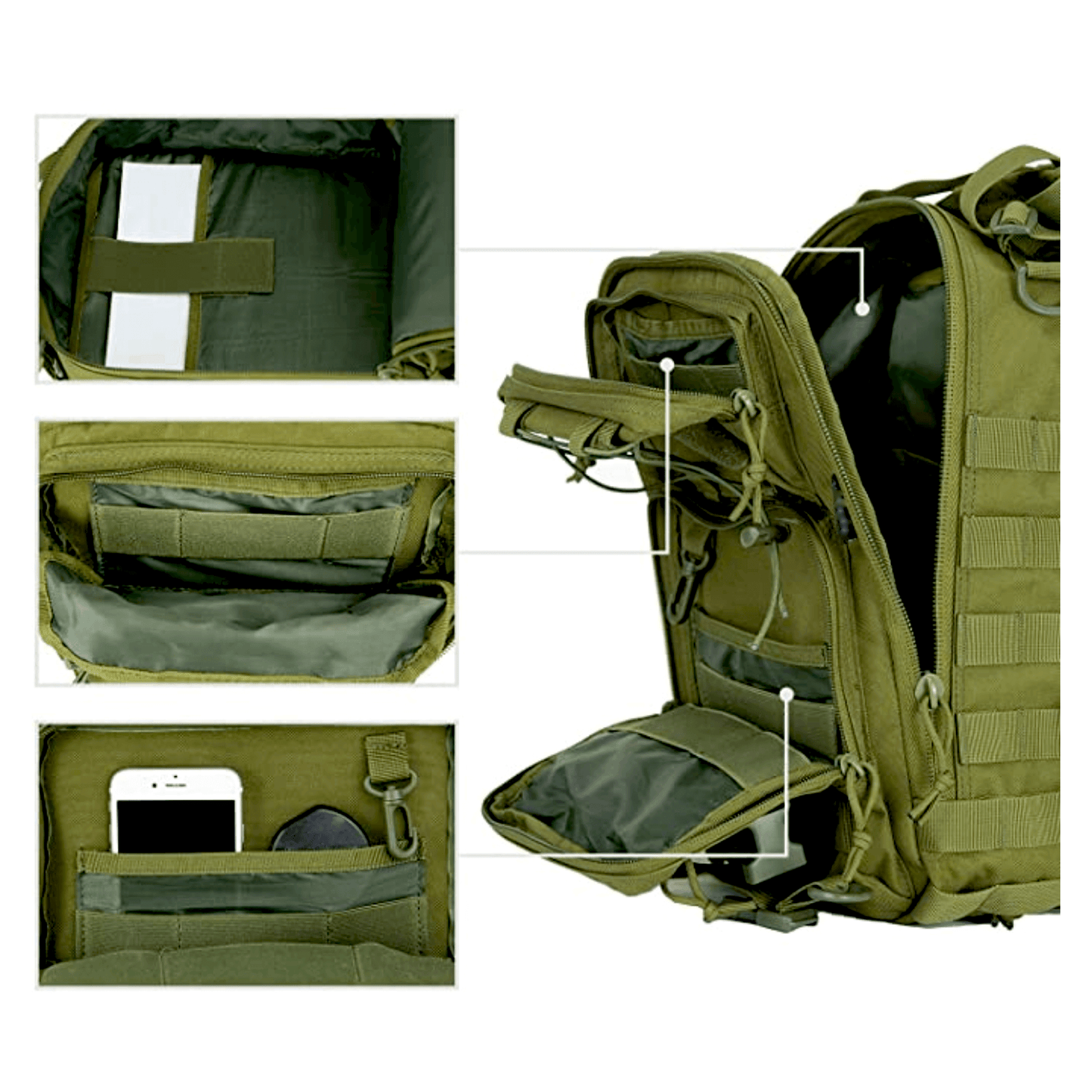 Tactical 15L Medium Sling Range Bag